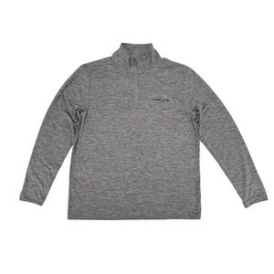 Salt Life Gray Performance SLX Uvapor 1/4 Zip Long Sleeve Pullover Size XL Men’s